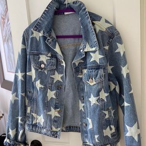 Juniper blu size small star jean jacket